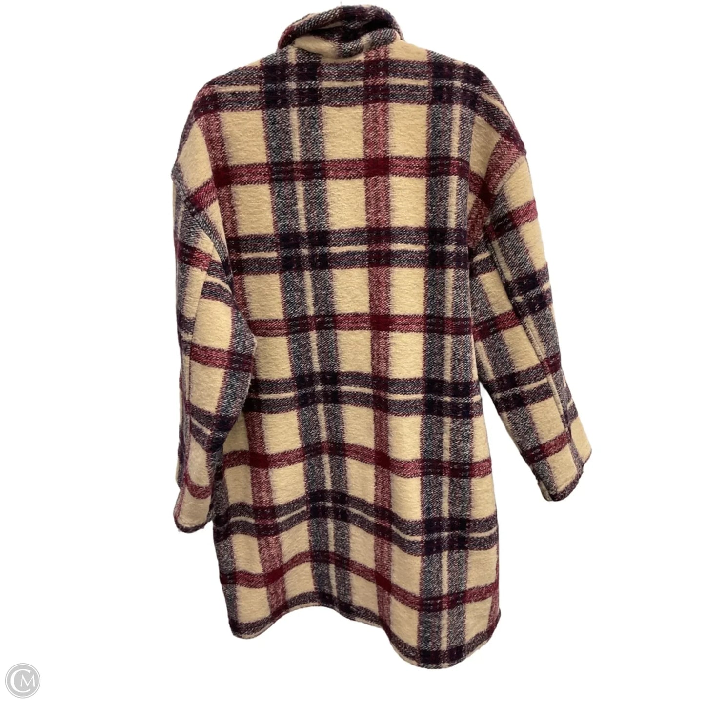 Jacket Faux Fur & Sherpa By Blanknyc In Plaid Pattern, Size: M