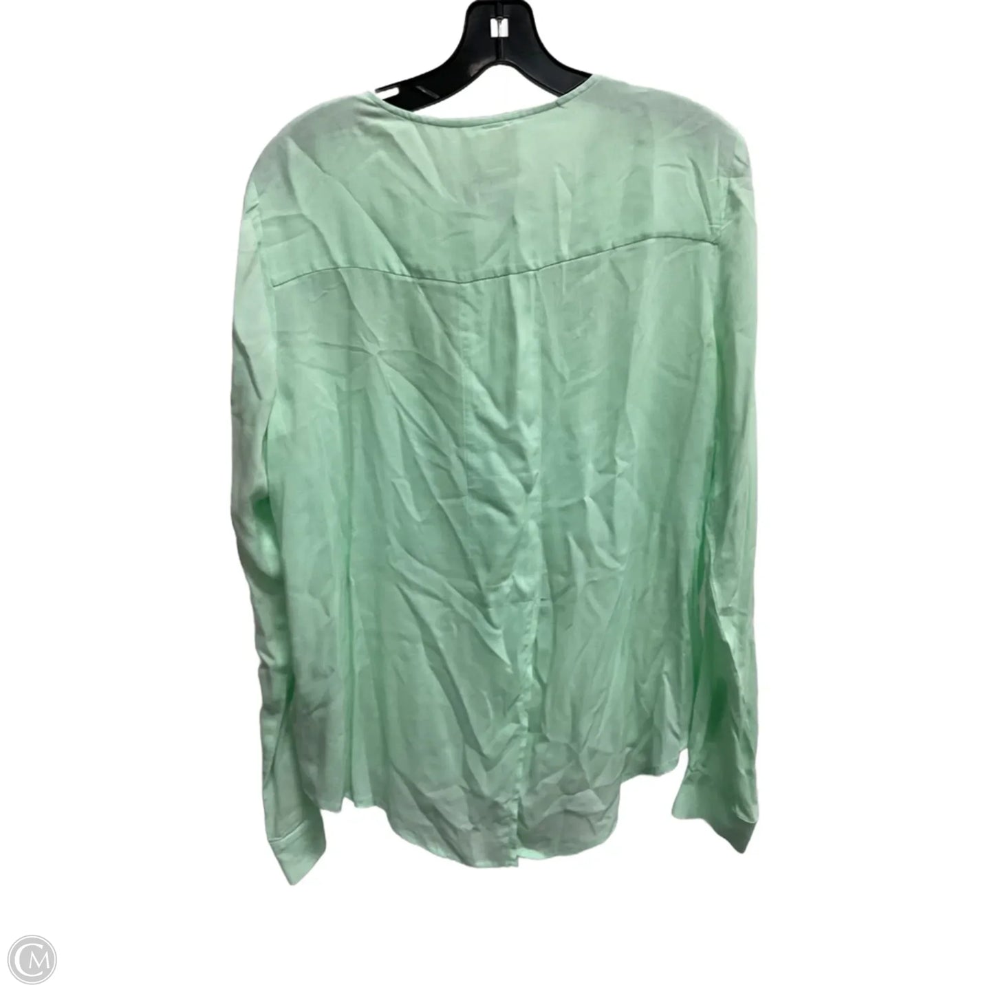 Top Long Sleeve By Maeve In Green, Size: S