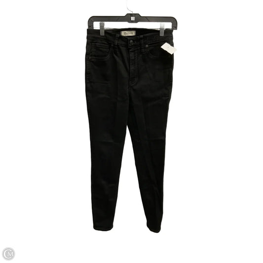 Jeans Skinny By Madewell In Black Denim, Size: 4