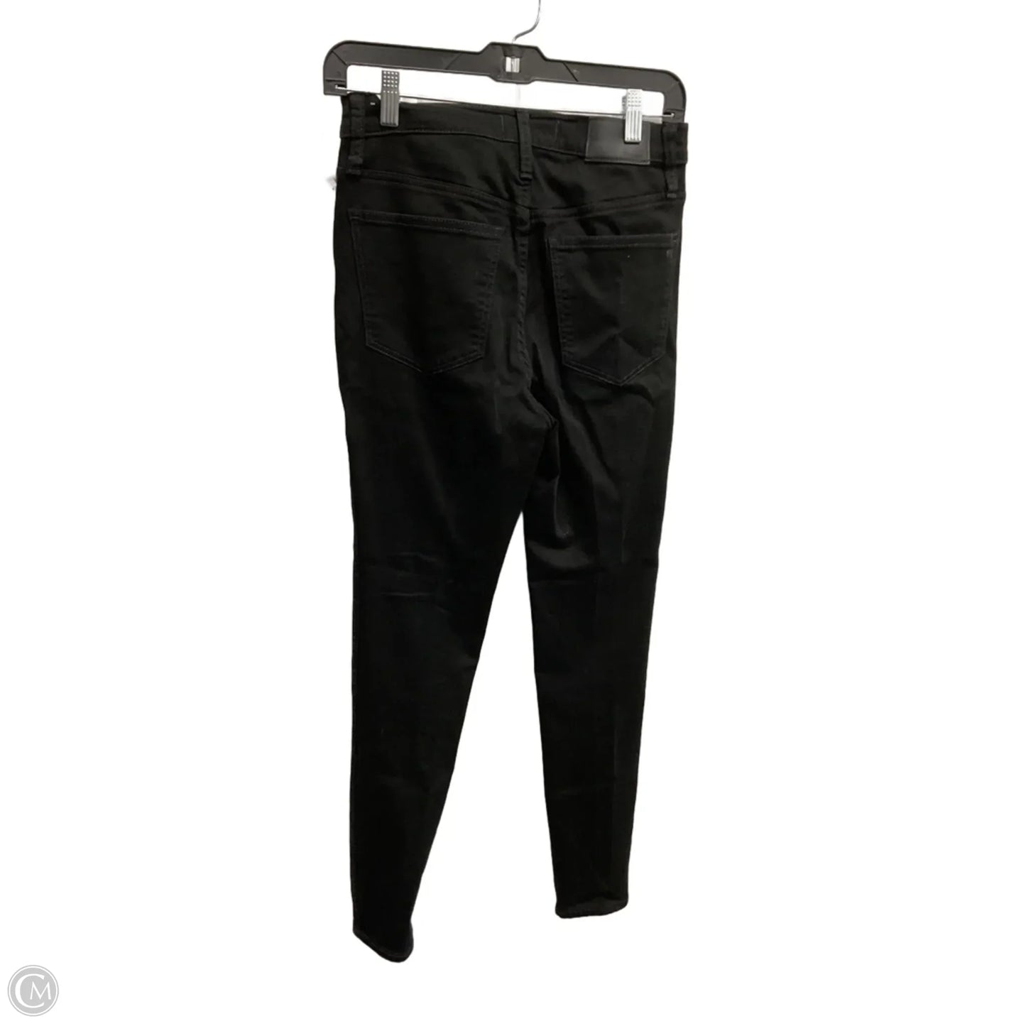 Jeans Skinny By Madewell In Black Denim, Size: 4