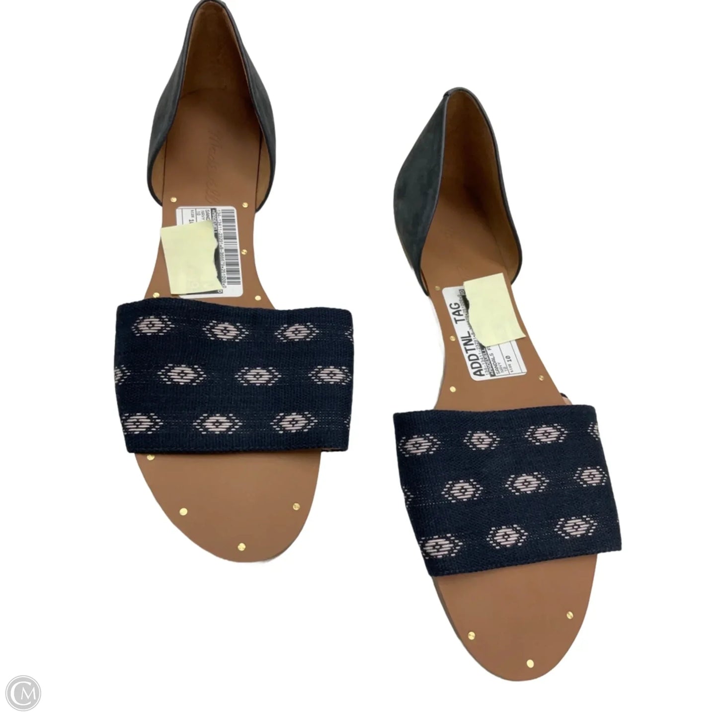 Sandals Flats By Madewell In Navy, Size: 10