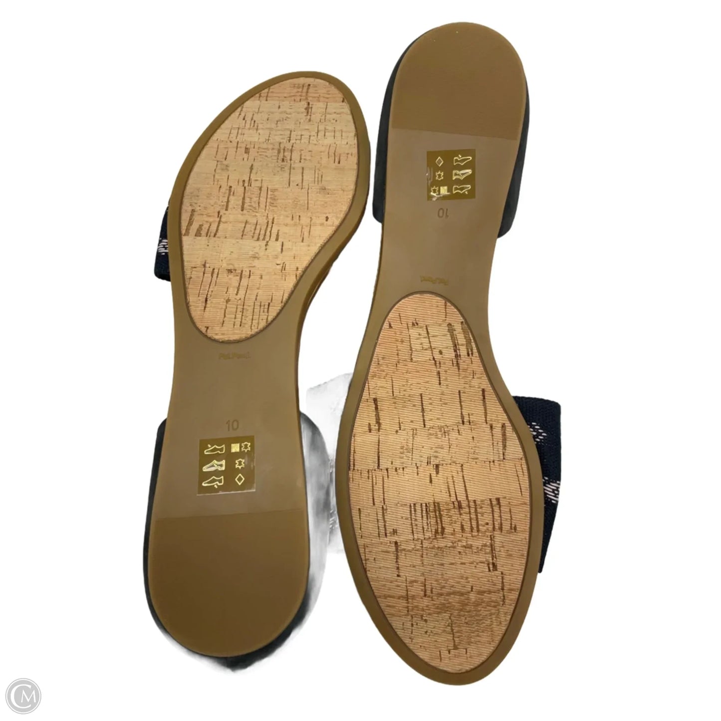 Sandals Flats By Madewell In Navy, Size: 10