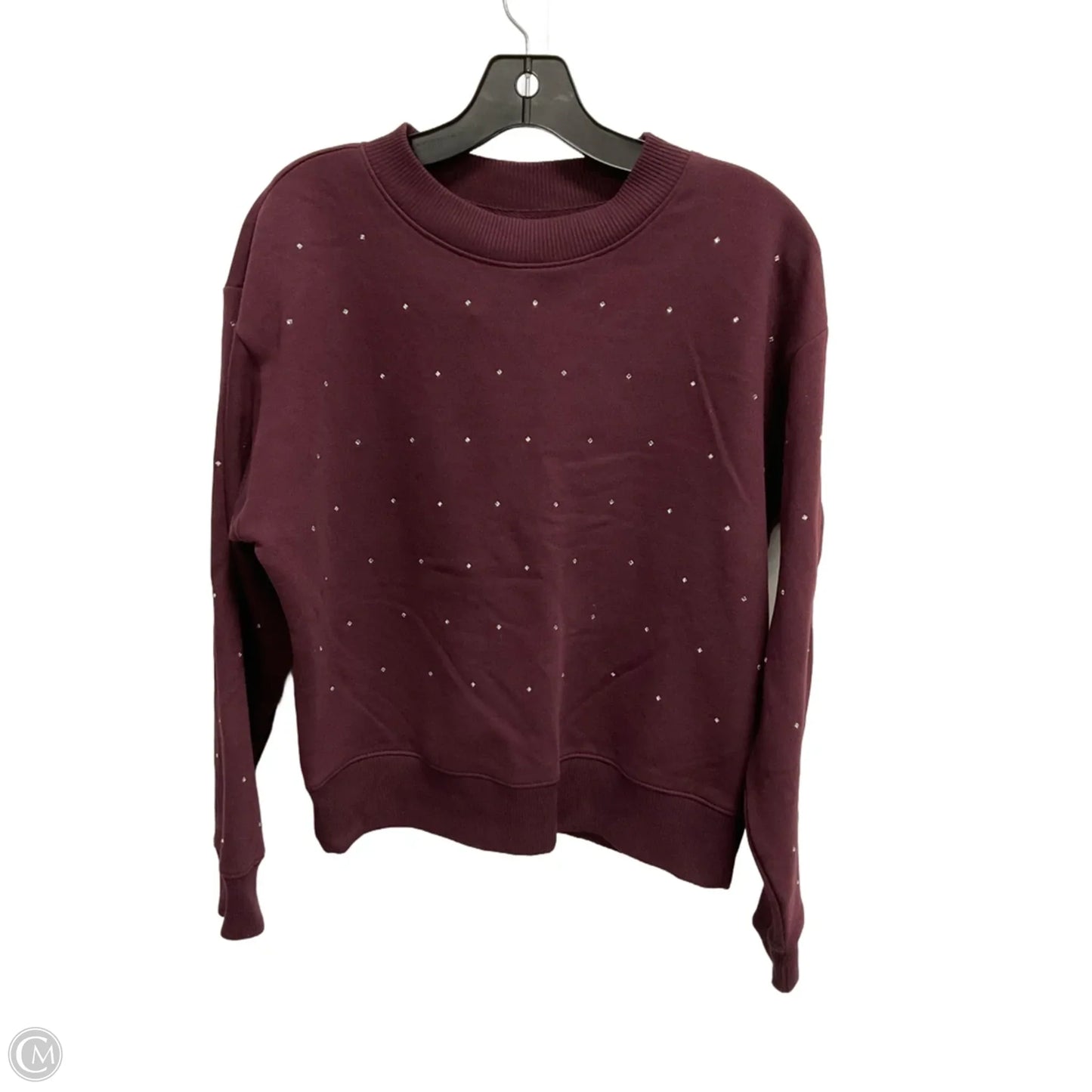 Sweatshirt Crewneck By A New Day In Maroon, Size: Xs
