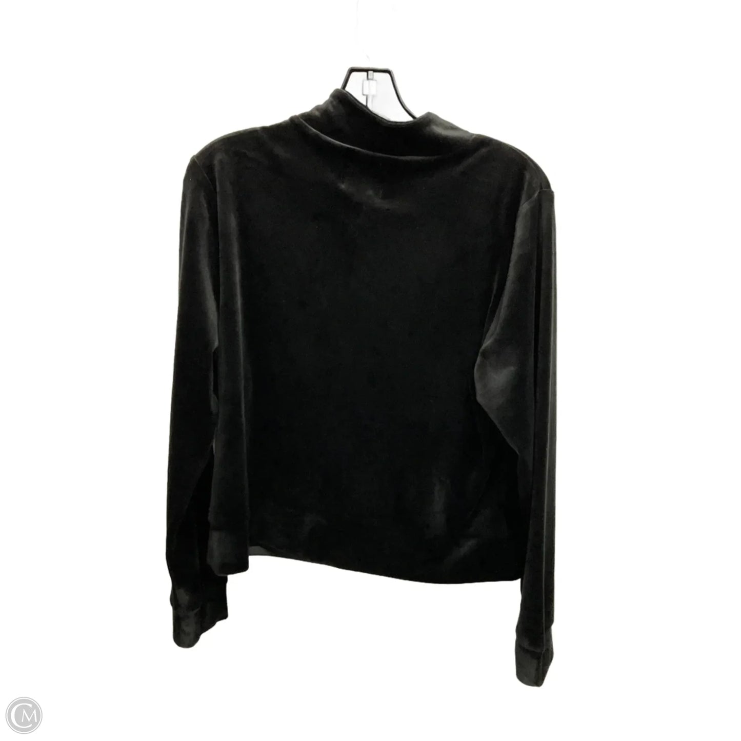 Athletic Jacket By Juicy Couture In Black, Size: L