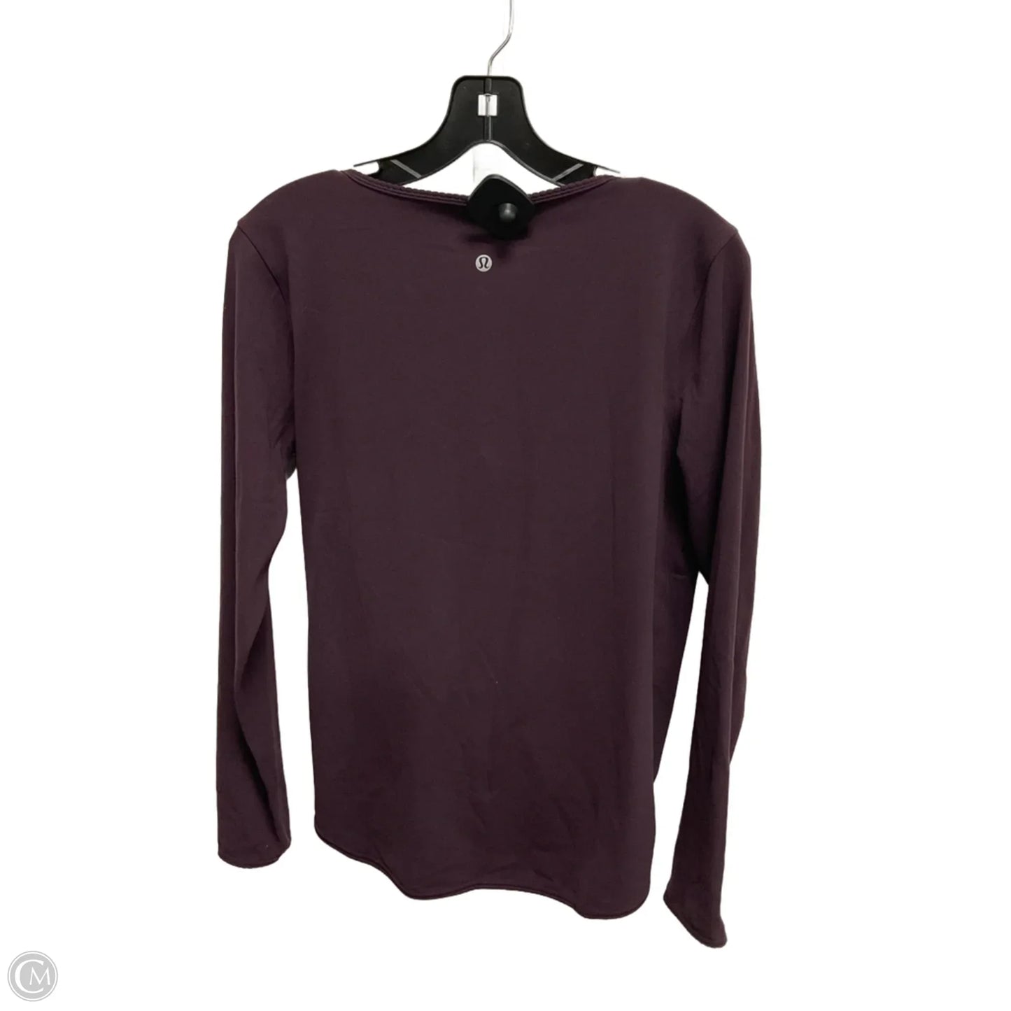 Athletic Top Long Sleeve Crewneck By Lululemon In Purple, Size: S