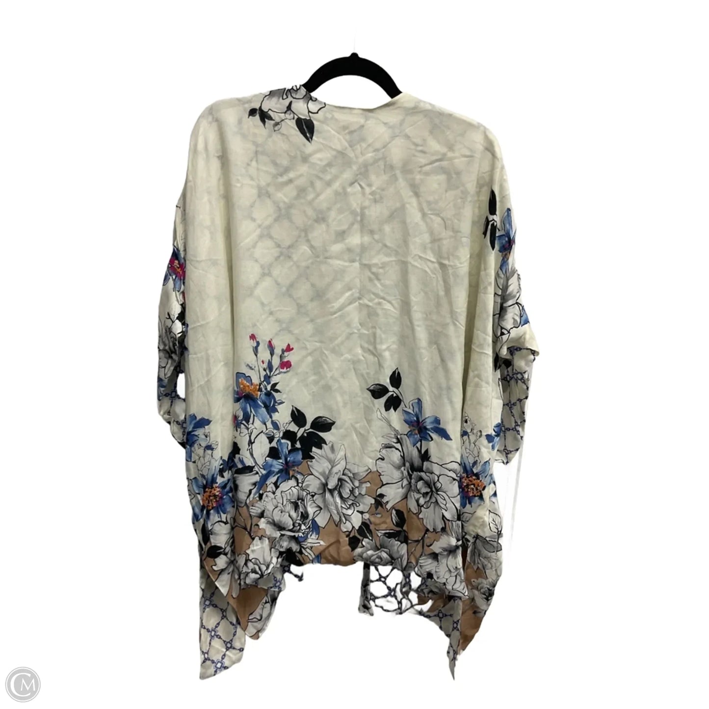 Kimono By Chicos In Blue, Size: L