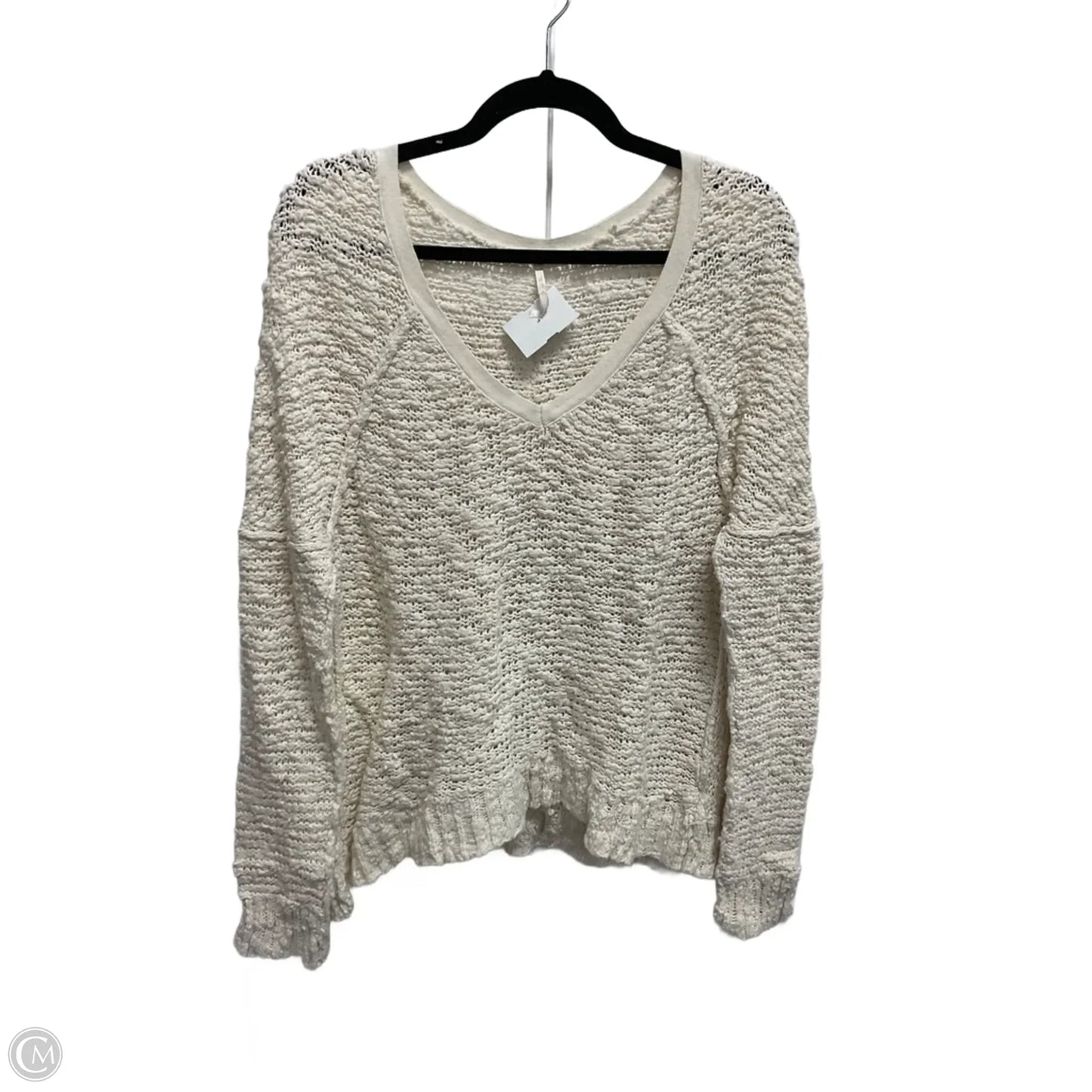 Sweater By Free People In White, Size: S