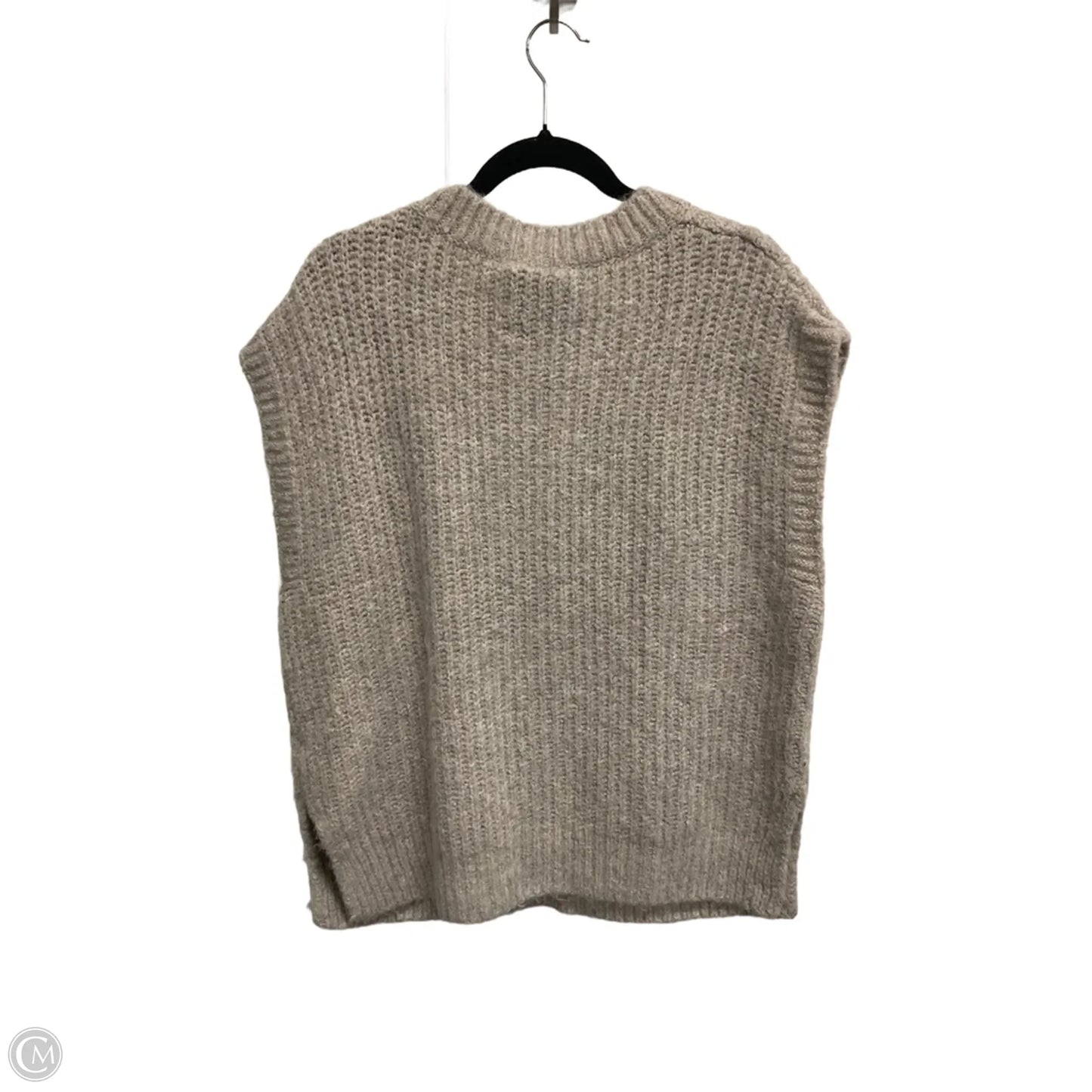 Vest Sweater By Cider In Beige, Size: S