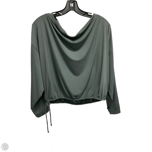 Athletic Top Long Sleeve Crewneck By Athleta In Grey, Size: M