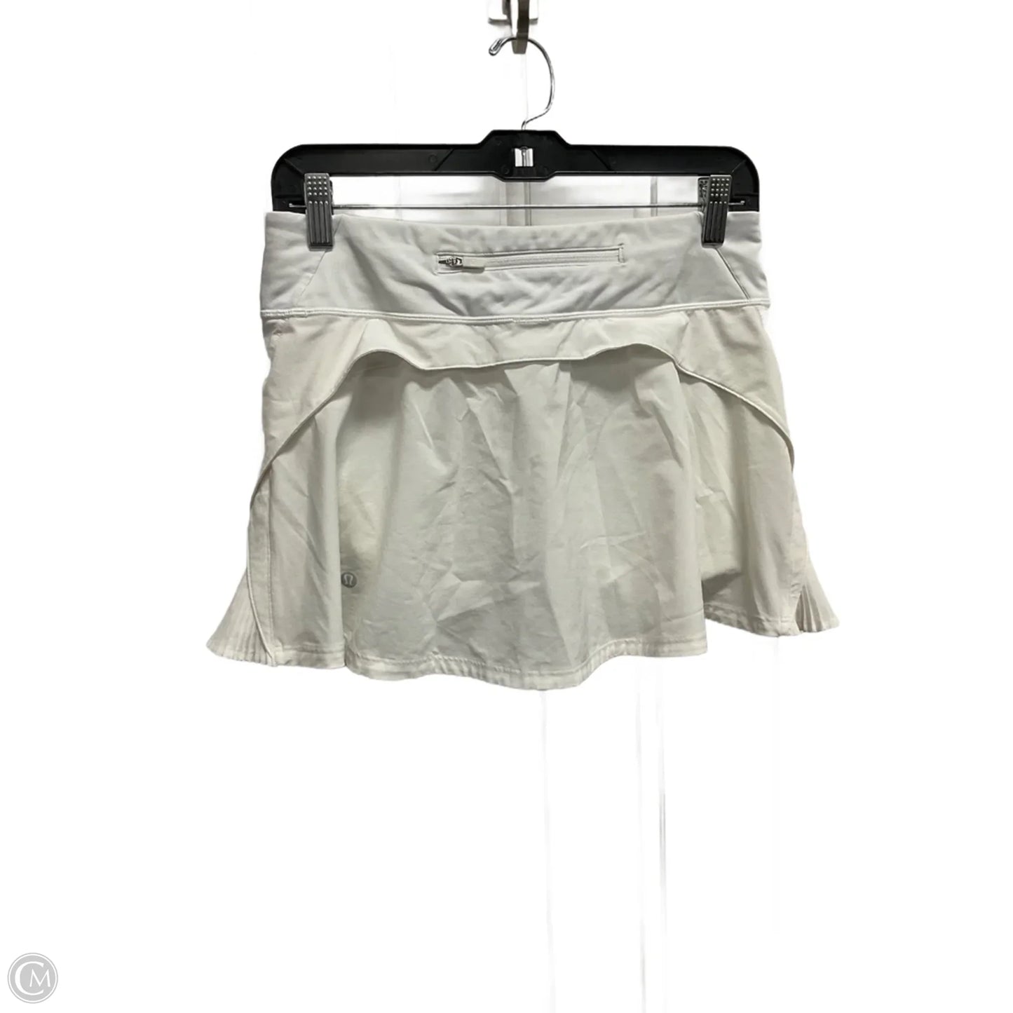 Athletic Skort By Lululemon In White, Size: S