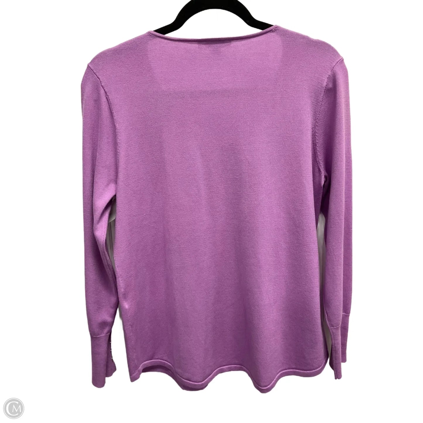 Top Long Sleeve By Chicos In Purple, Size: M