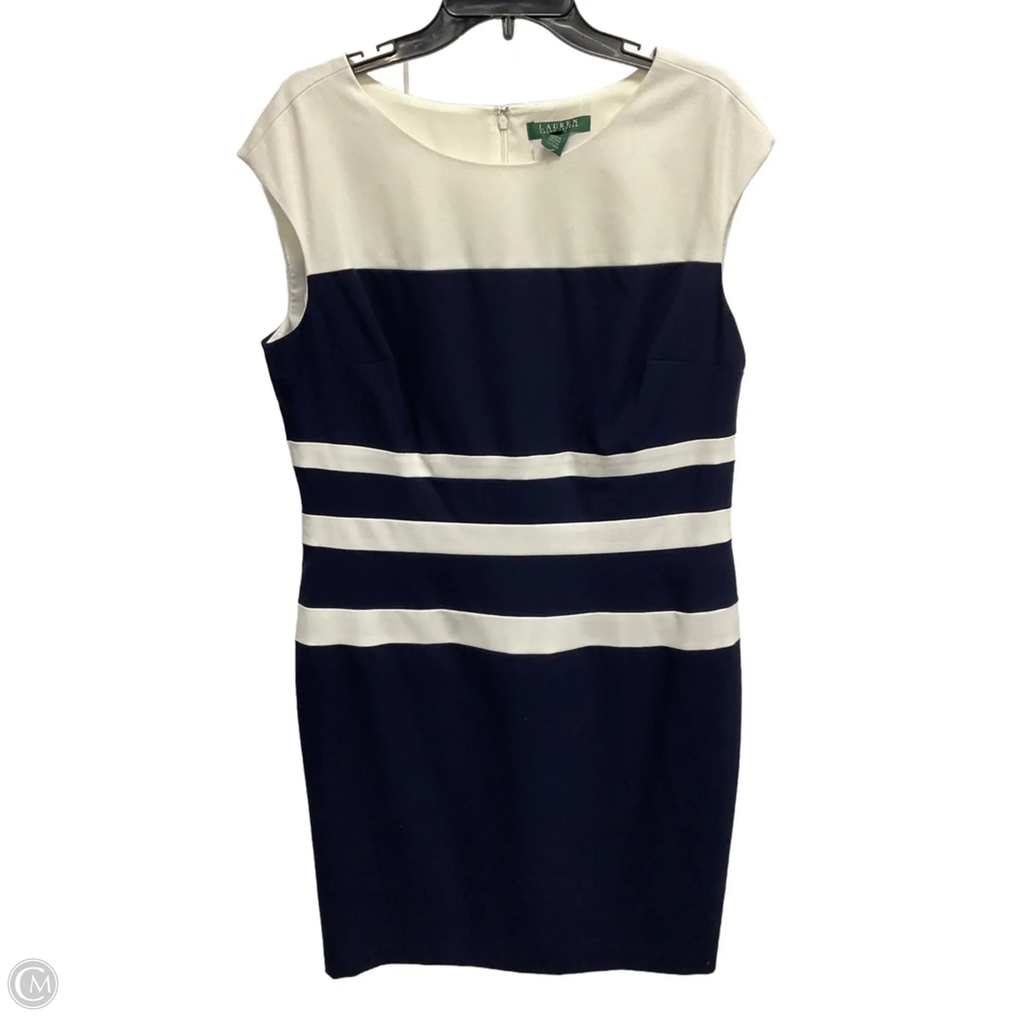 Dress Work By Ralph Lauren In Navy, Size: Xl