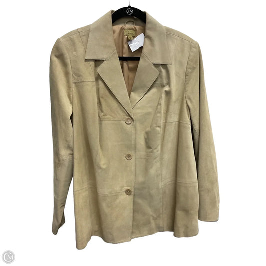 Jacket Moto Leather By Caslon In Tan, Size: 1x