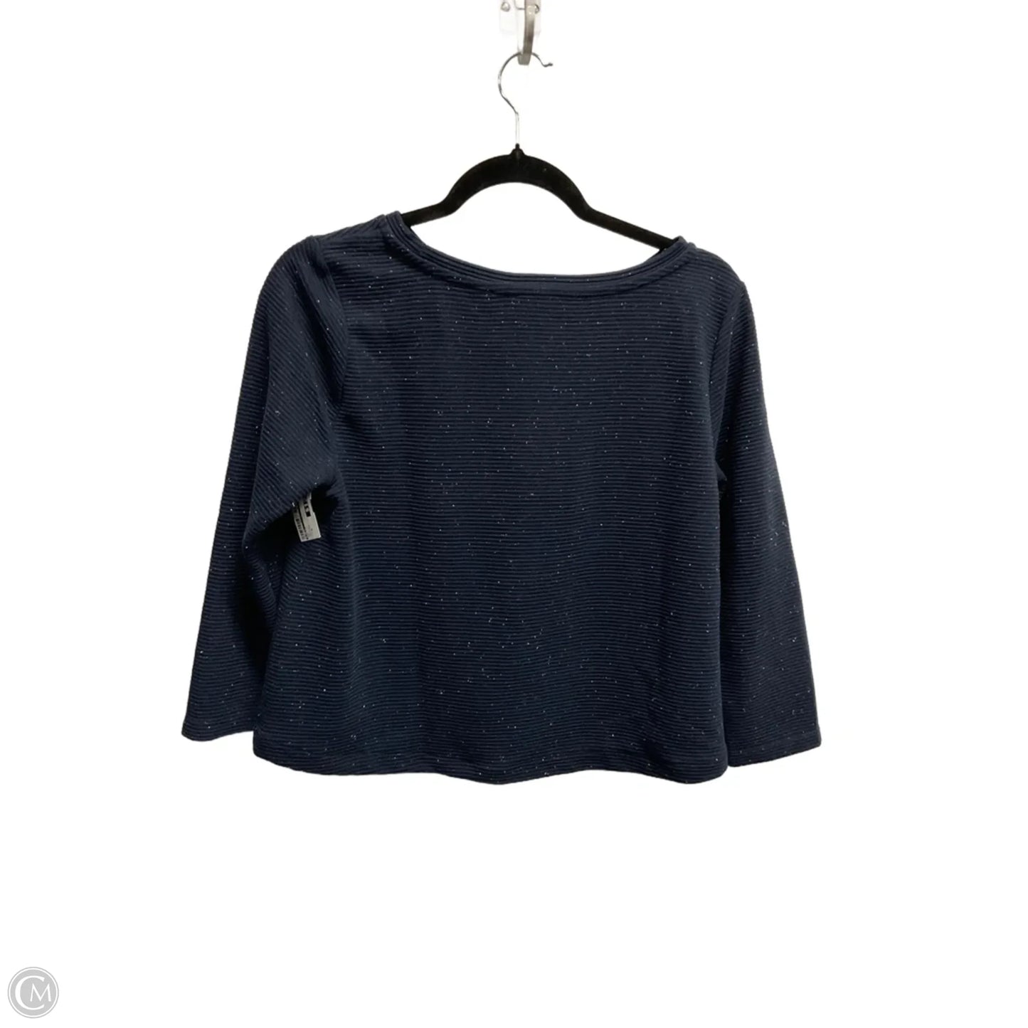 Top Long Sleeve By Loft In Navy, Size: M