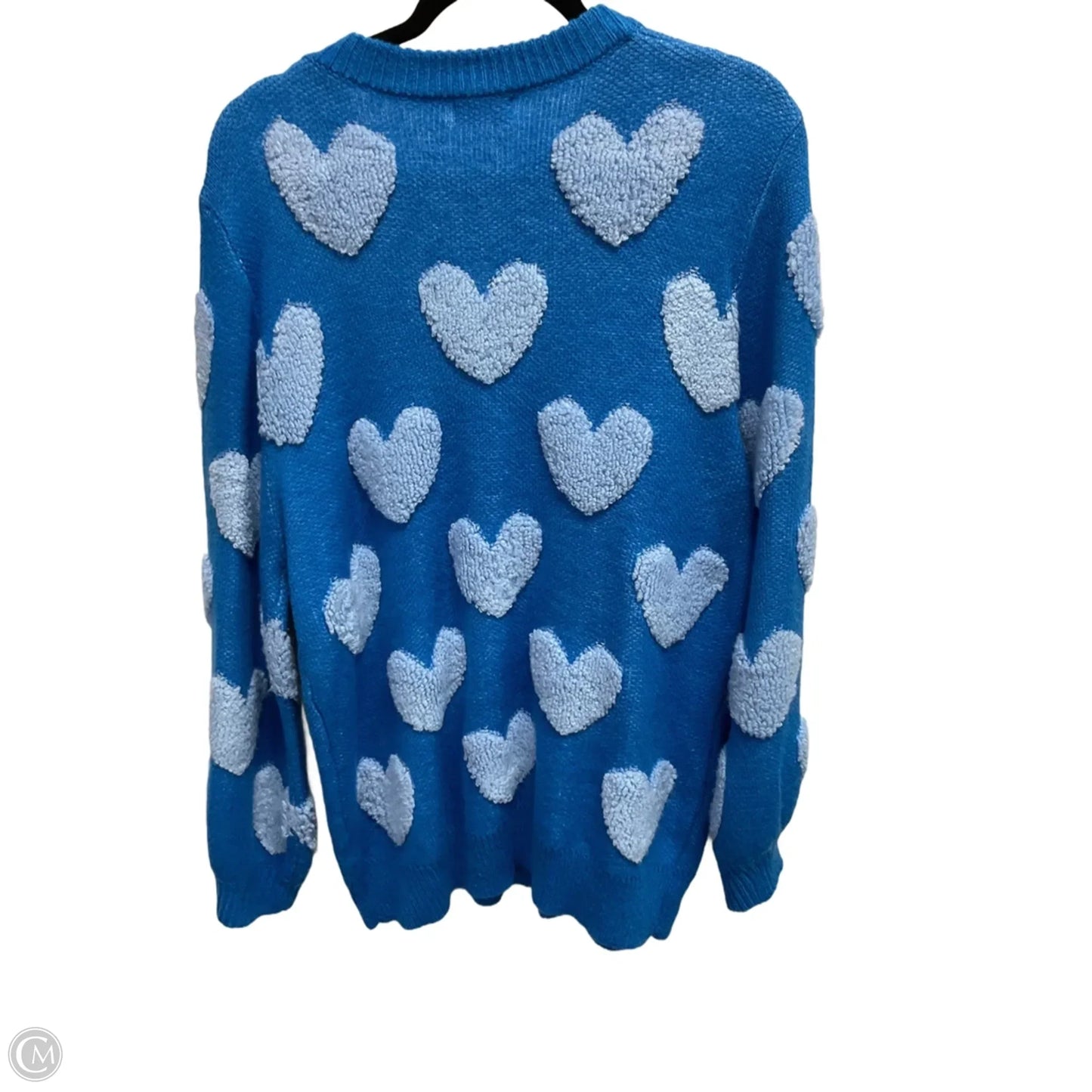 Sweater By Pink Lily In Blue, Size: Xl