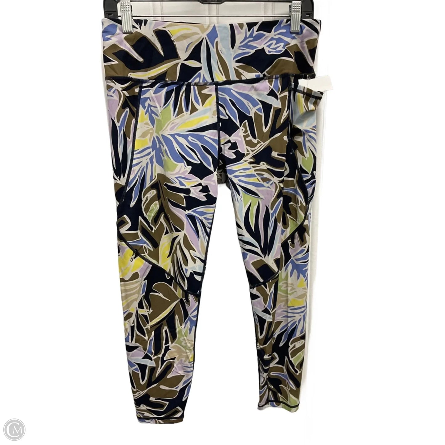 Athletic Capris By Sweaty Betty In Tropical Print, Size: L