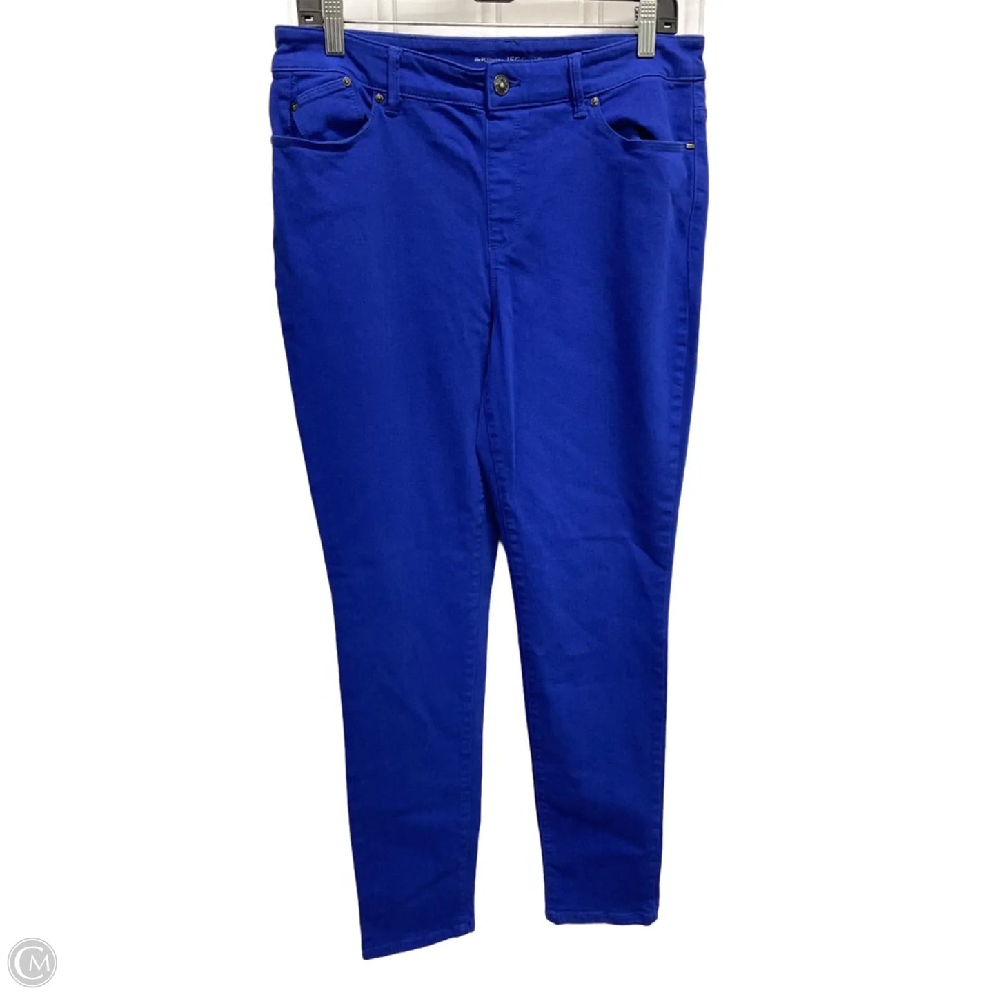 Jeans Jeggings By Chicos In Blue & Brown, Size: 8