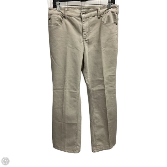 Jeans Boot Cut By Chicos In Tan Denim, Size: 8p