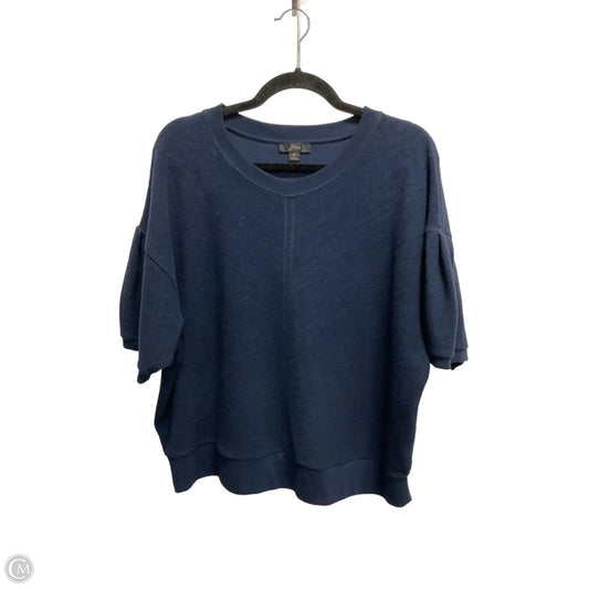 Top Short Sleeve By J. Crew In Navy, Size: Xl