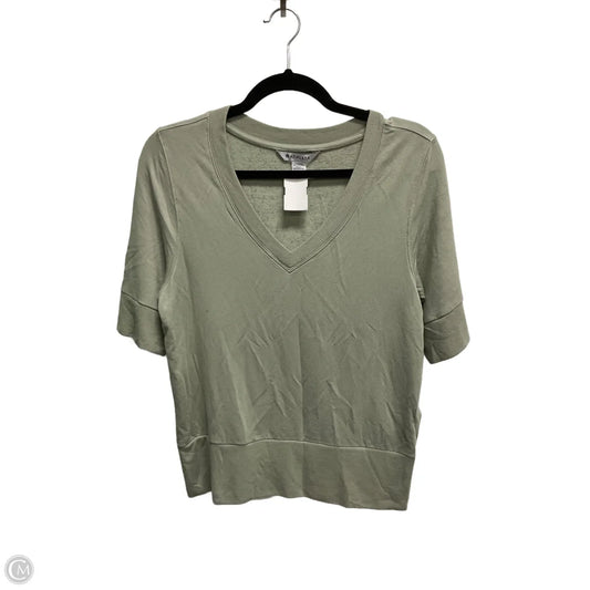 Top Short Sleeve By Athleta In Green, Size: M