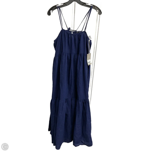 Dress Casual Maxi By Everlane In Blue, Size: Xs
