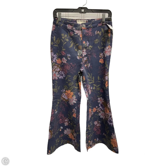 Jeans Cropped By Free People In Floral Print, Size: 8