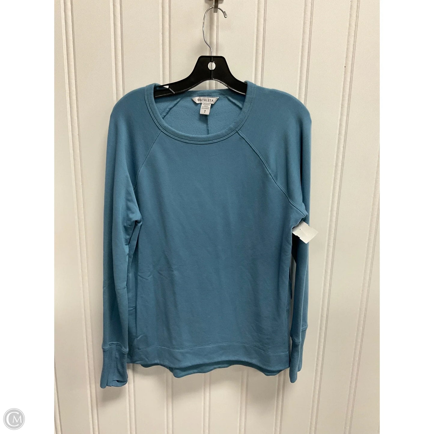 Sweatshirt Crewneck By Athleta In Blue, Size: S