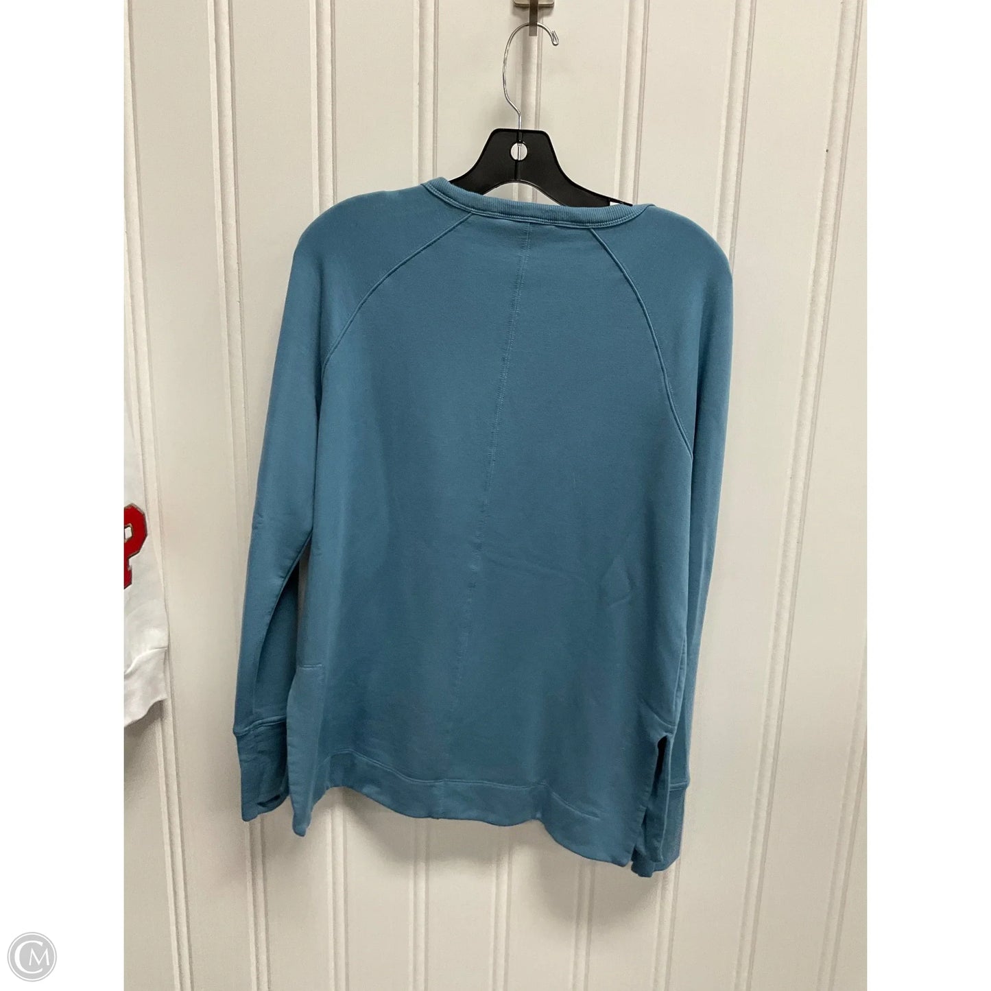 Sweatshirt Crewneck By Athleta In Blue, Size: S