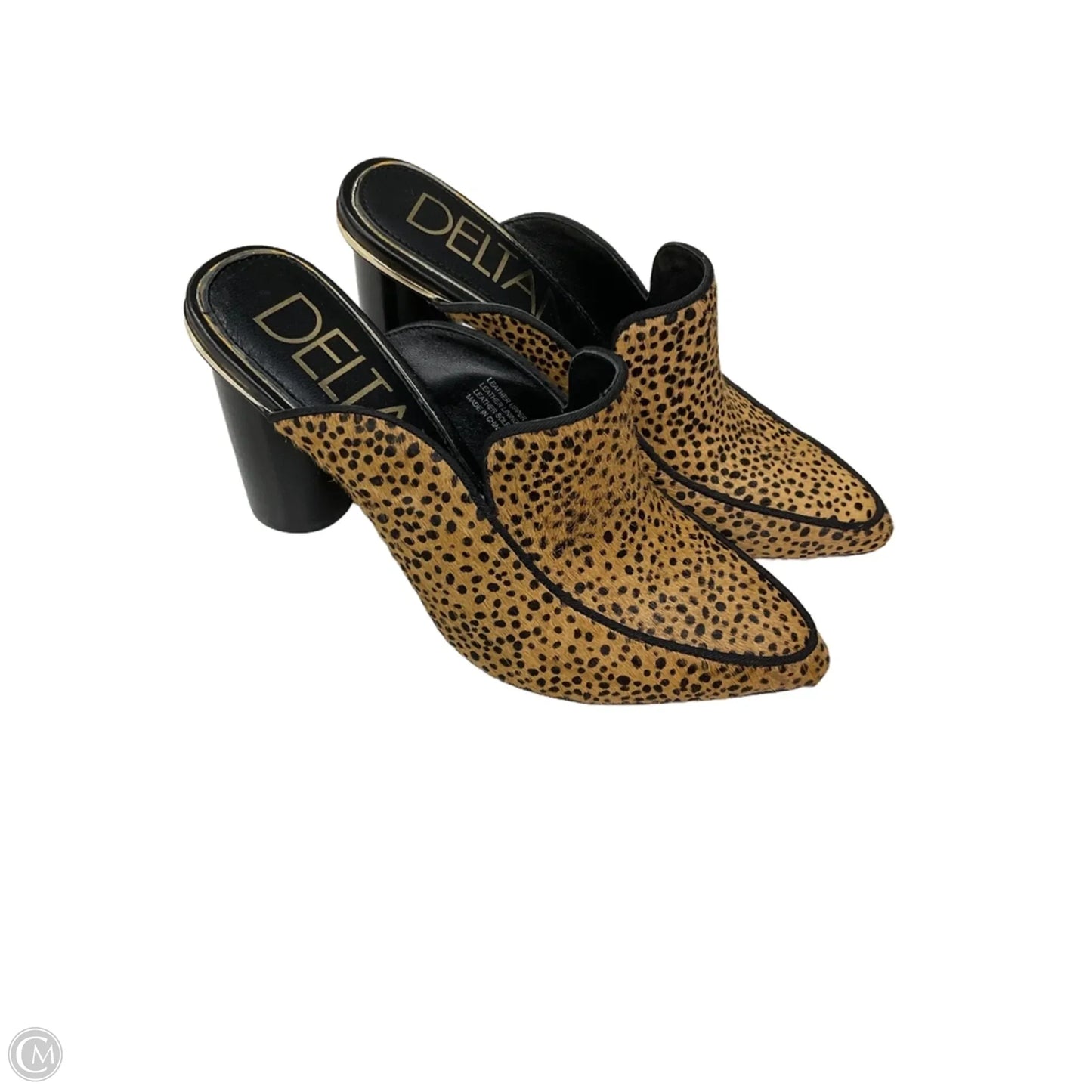 Shoes Heels Block By Clothes Mentor In Leopard Print, Size: 6