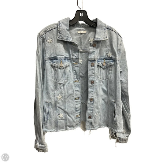 Jacket Denim By Maurices In Blue Denim, Size: L