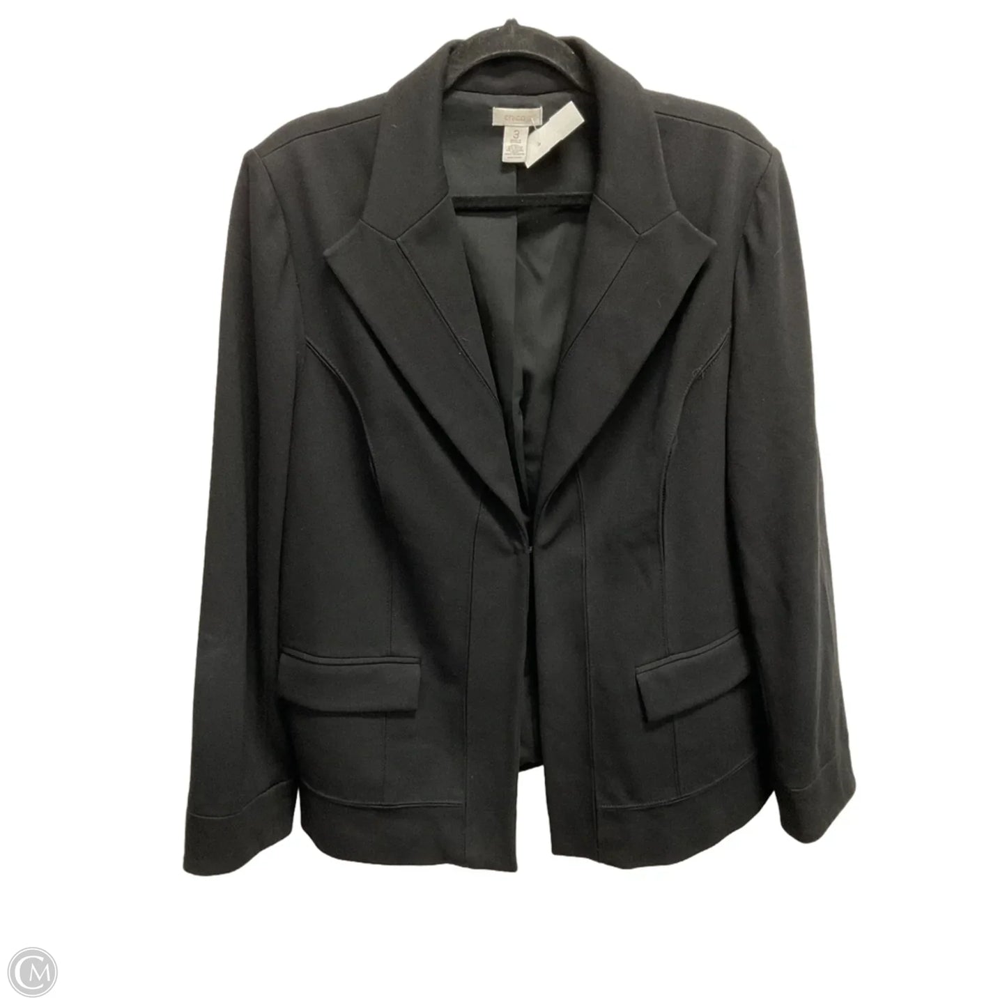 Blazer By Chicos In Black, Size: Xl