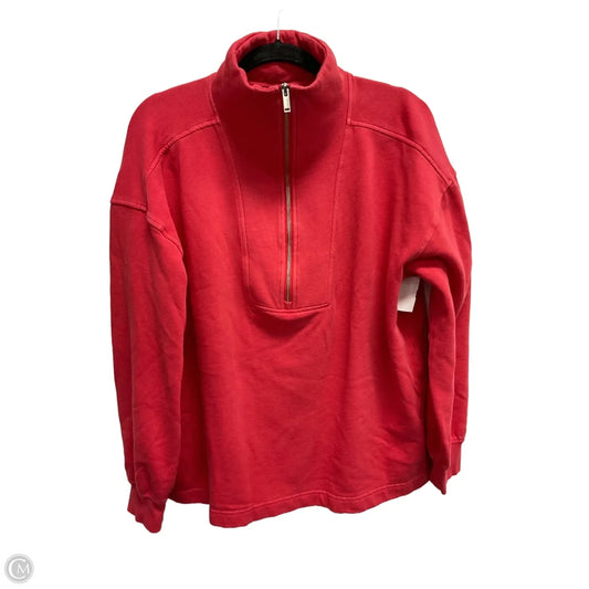 Sweatshirt Collar By Old Navy In Red, Size: L