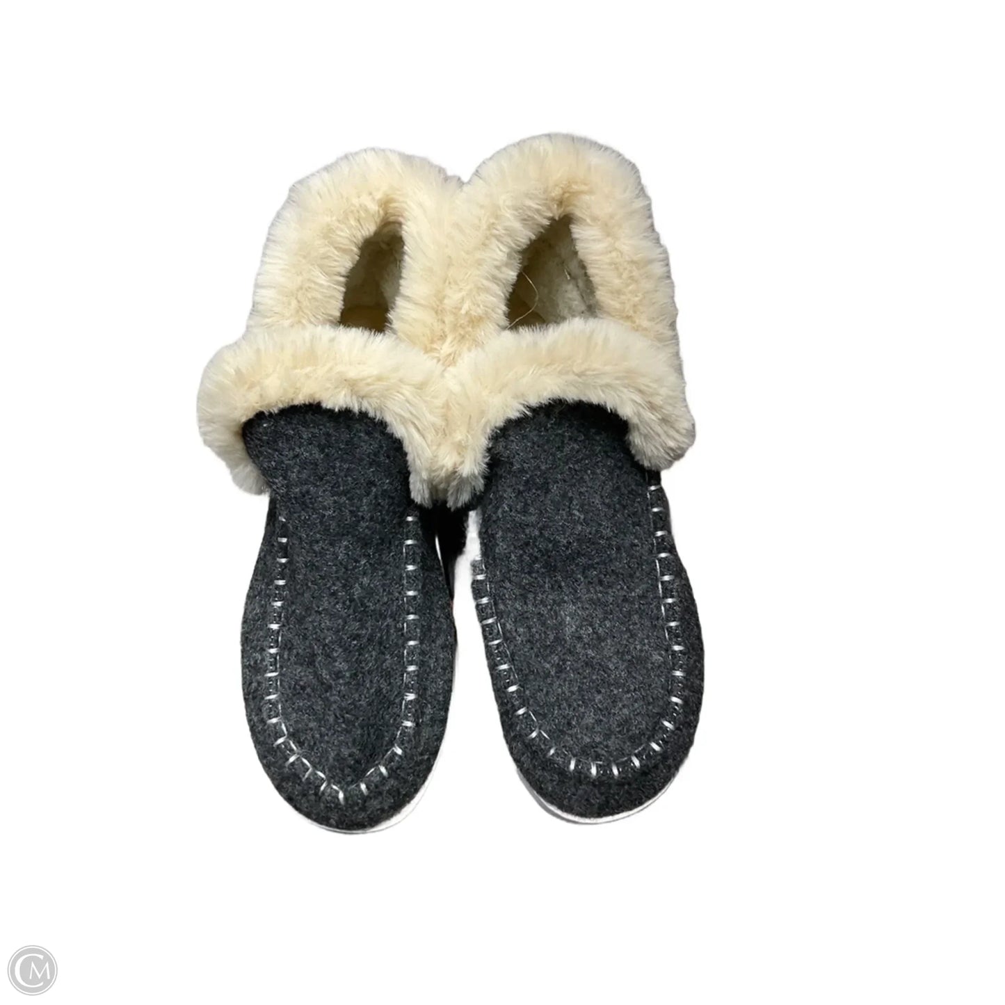Slippers By Clothes Mentor In Grey, Size: 9