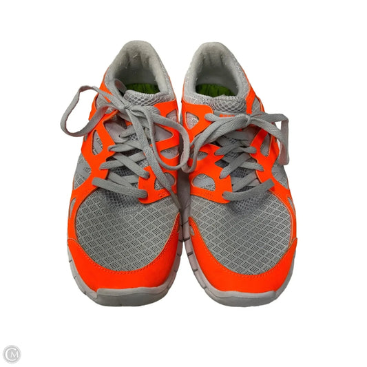 Shoes Athletic By Nike In Grey & Orange, Size: 7