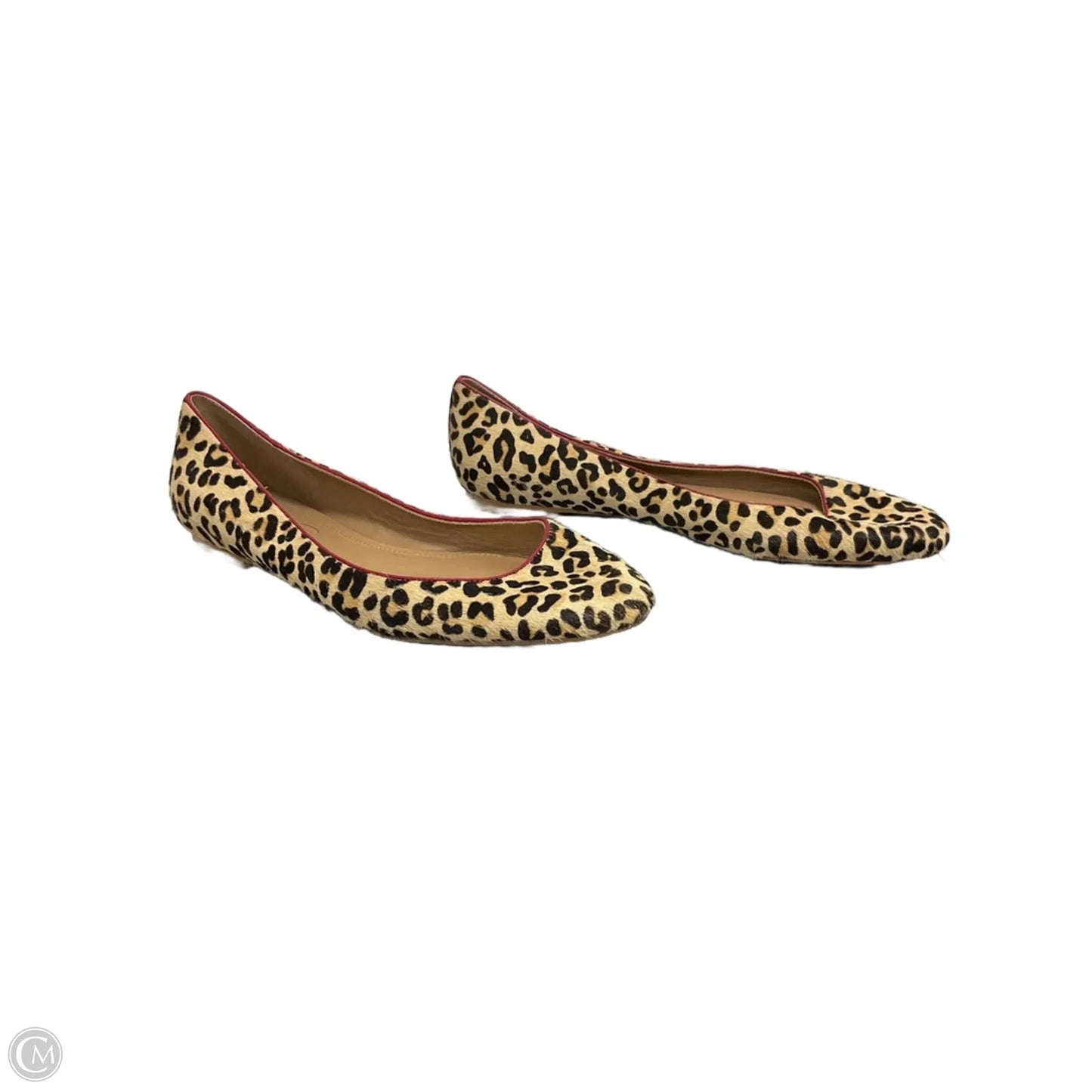 Shoes Flats By Clothes Mentor In Leopard Print, Size: 10
