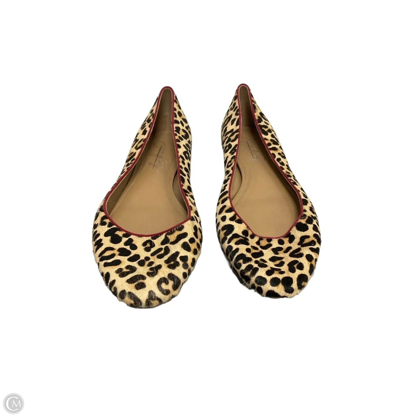Shoes Flats By Clothes Mentor In Leopard Print, Size: 10