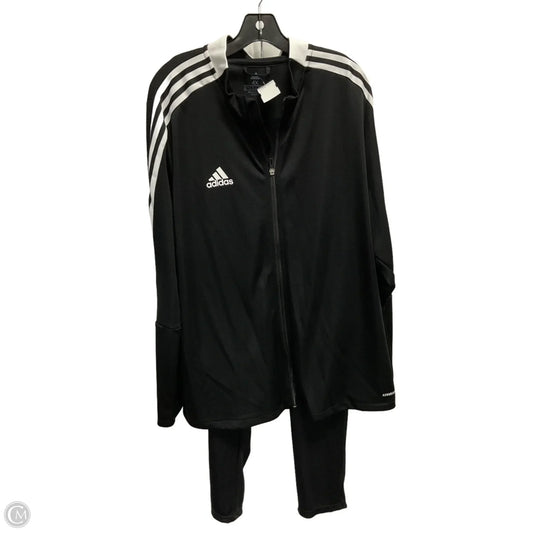 Athletic Pants 2pc By Adidas In Black, Size: 4x