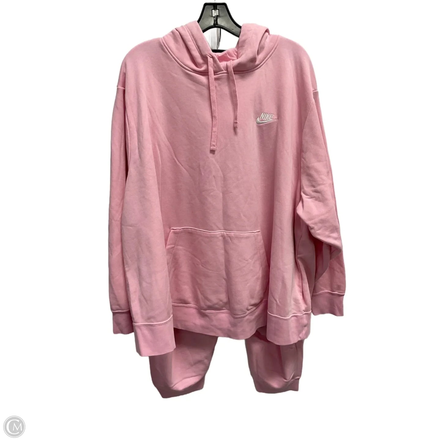 Athletic Pants 2pc By Nike In Pink, Size: 4x