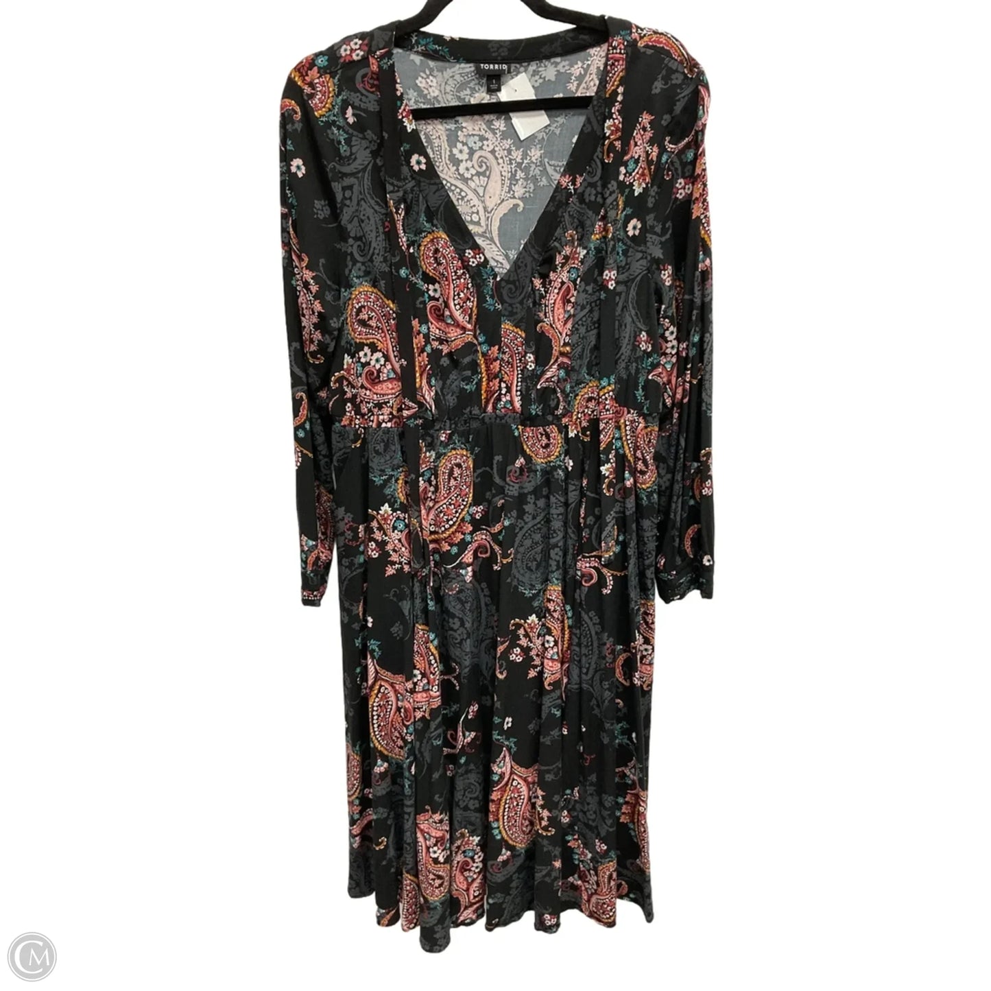 Dress Party Midi By Torrid In Multi-colored, Size: 1x