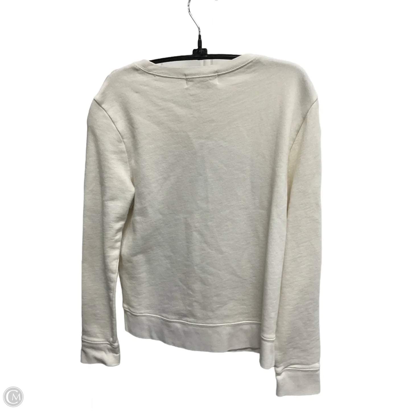 Sweatshirt Designer By Kate Spade In Cream, Size: Xs