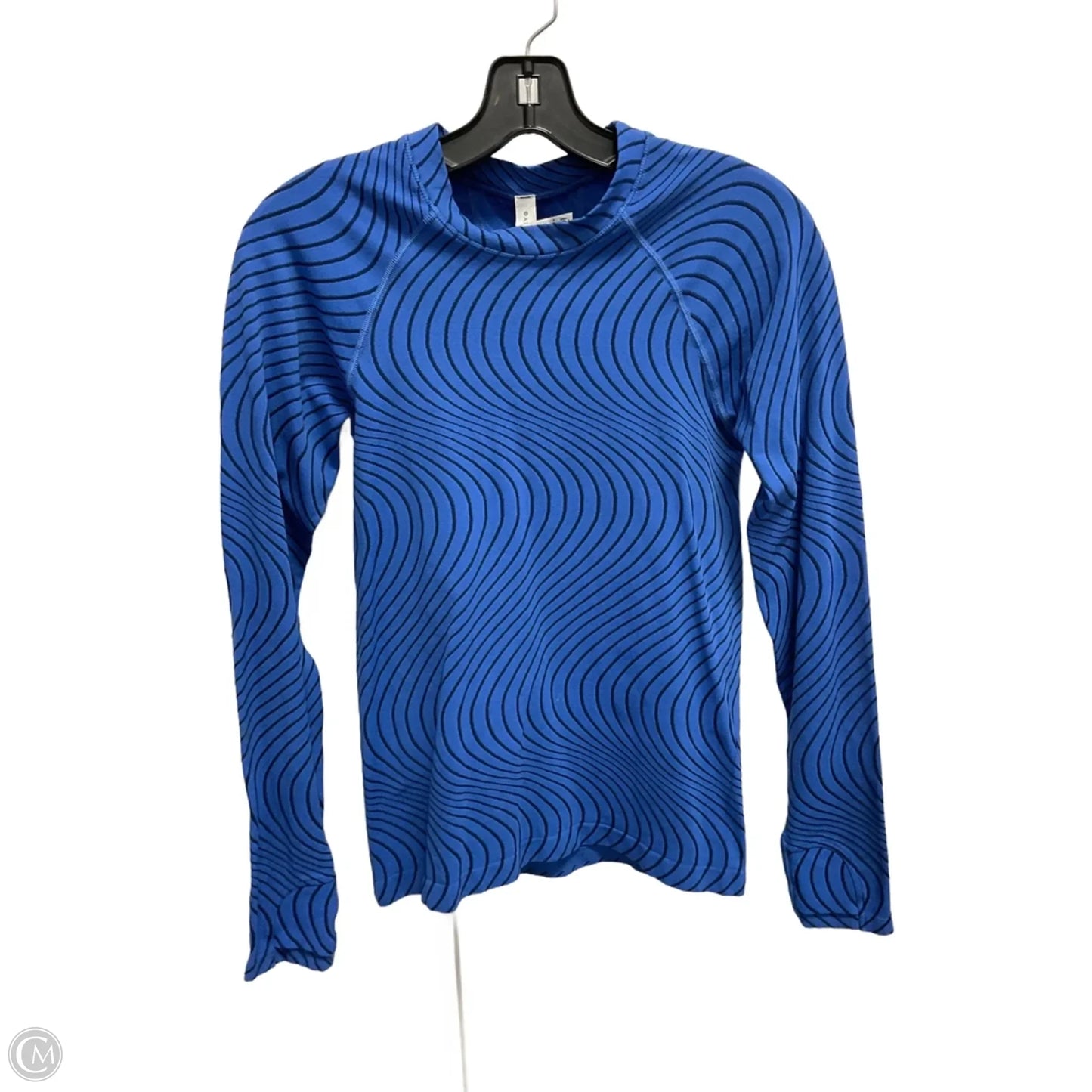 Athletic Top Long Sleeve Crewneck By Athleta In Blue, Size: S