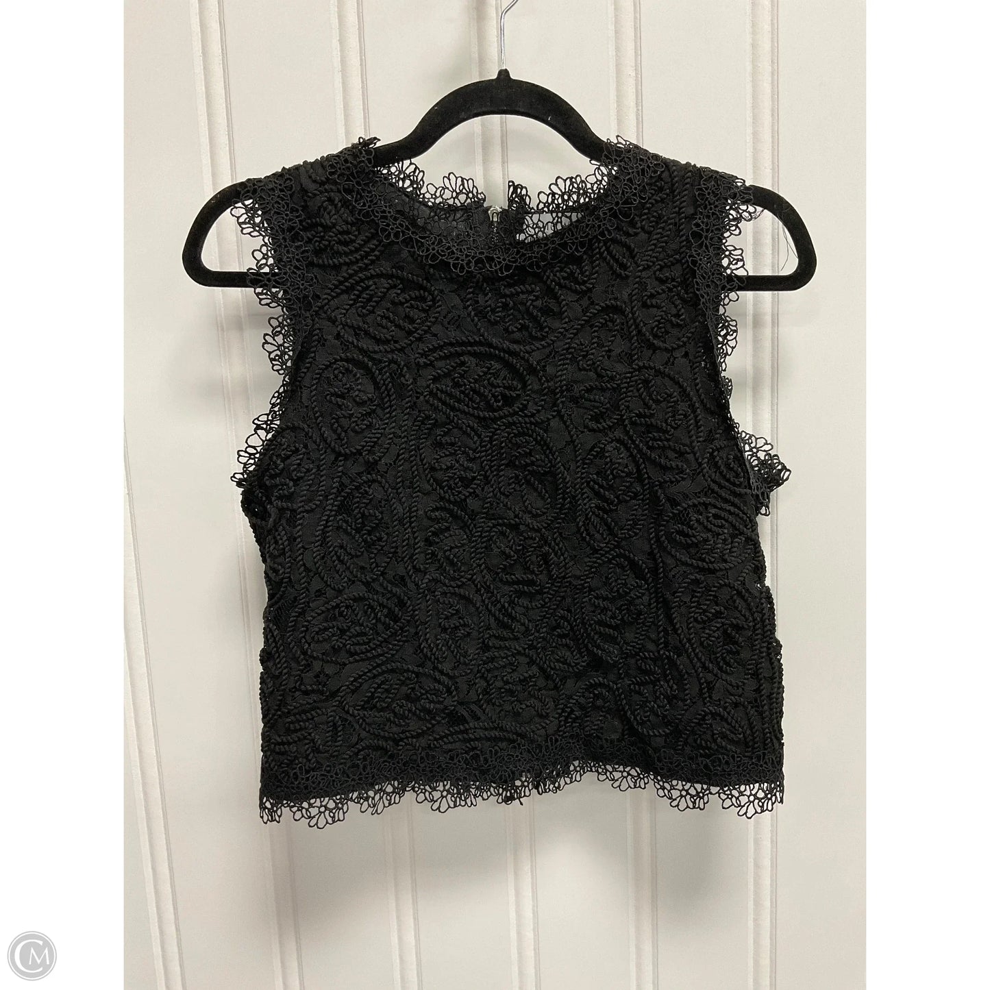 Top Sleeveless By Chicwish In Black, Size: M