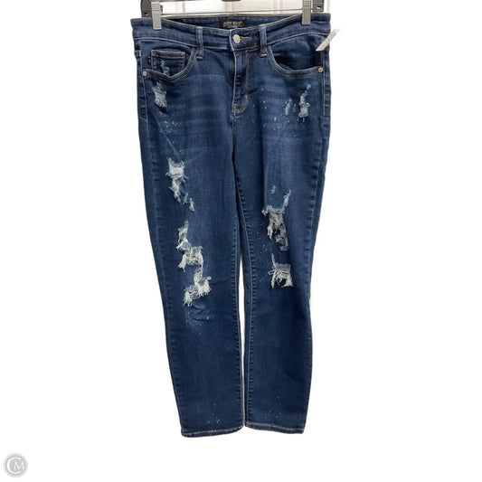 Jeans Boyfriend By Judy Blue In Blue Denim, Size: 8