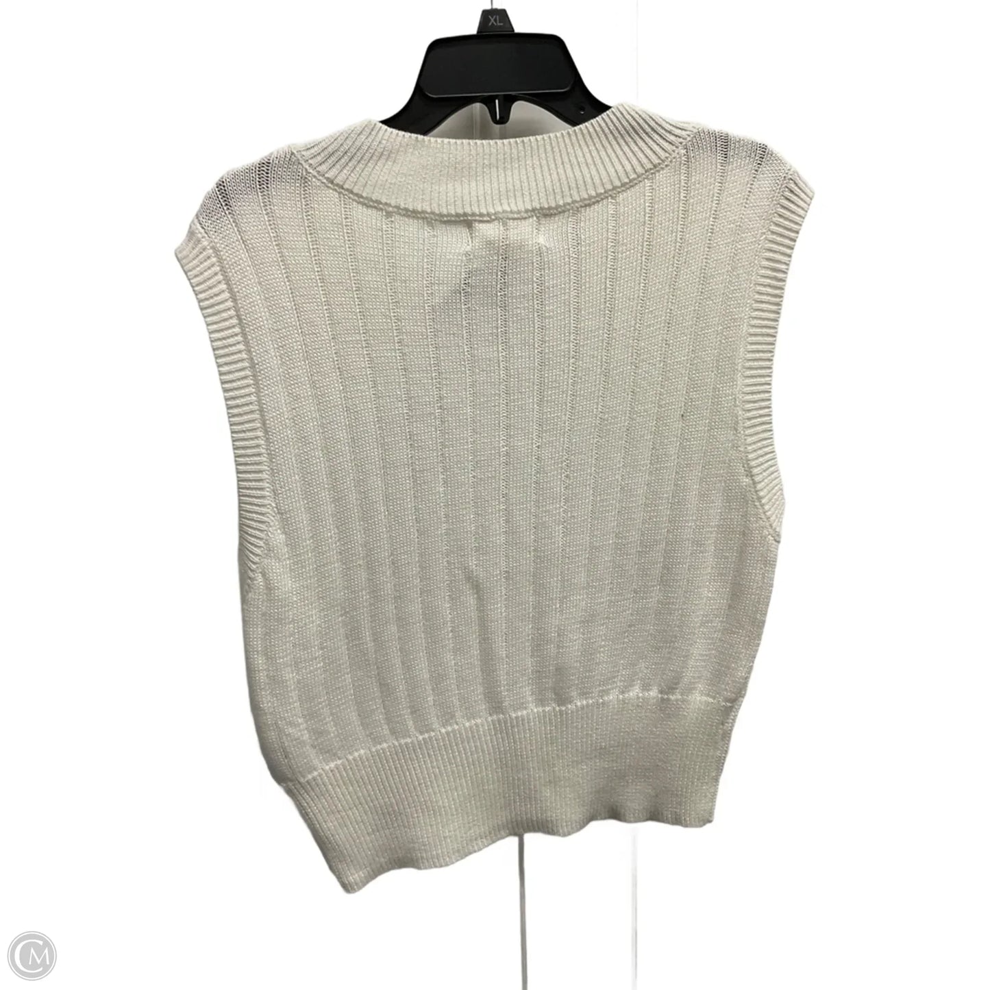 Vest Sweater By Jessica Simpson In White, Size: S