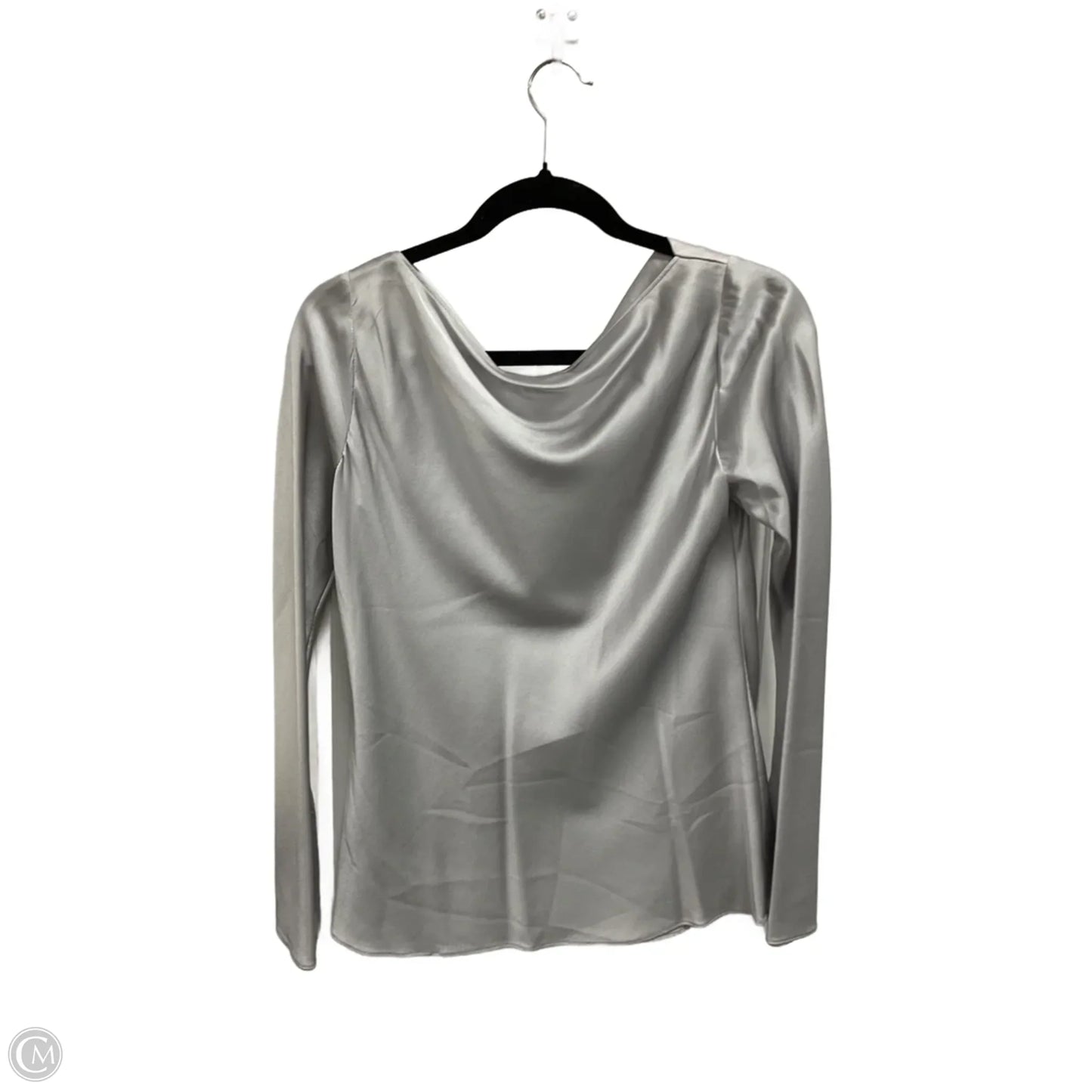 Blouse Long Sleeve By Antonio Melani In Silver, Size: S