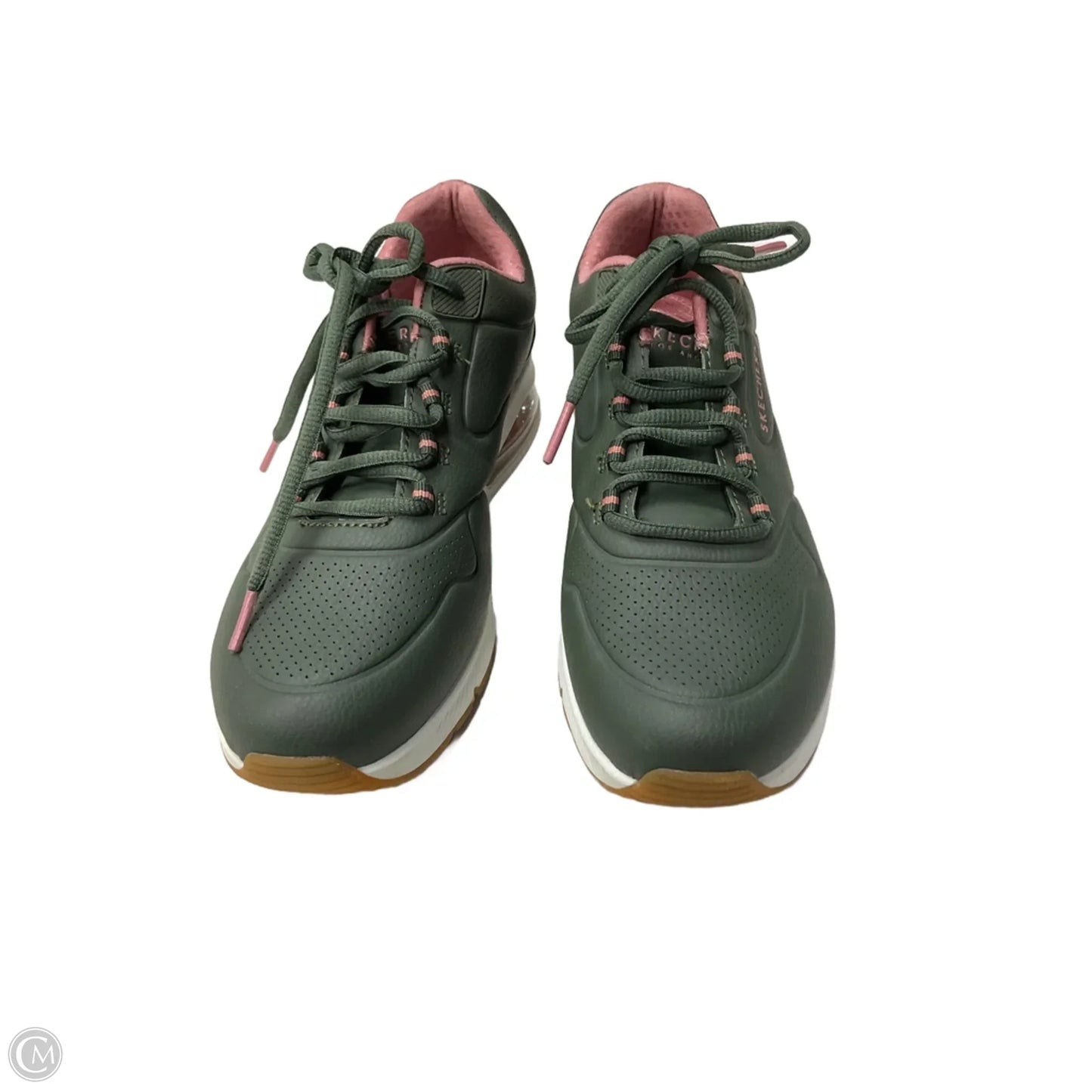 Shoes Athletic By Skechers In Green, Size: 8.5