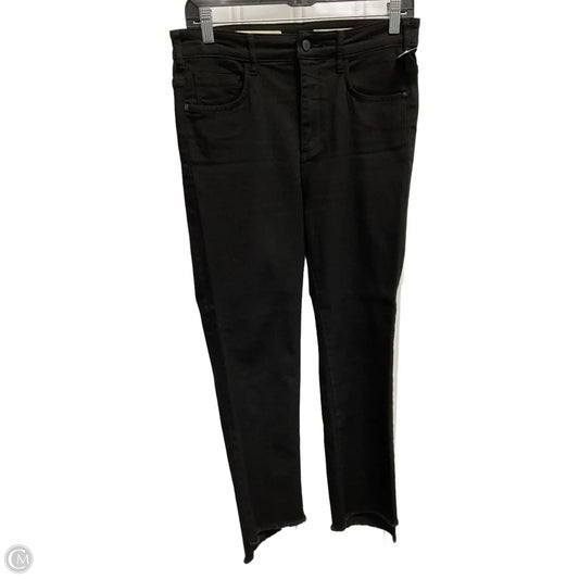 Jeans Cropped By Pilcro In Black Denim, Size: 6