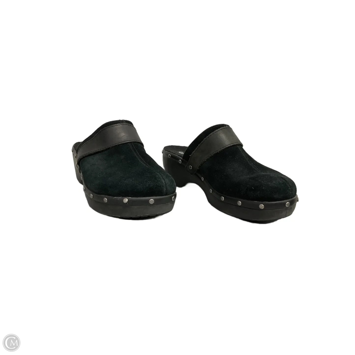 Shoes Heels Platform By Crocs In Black, Size: 9