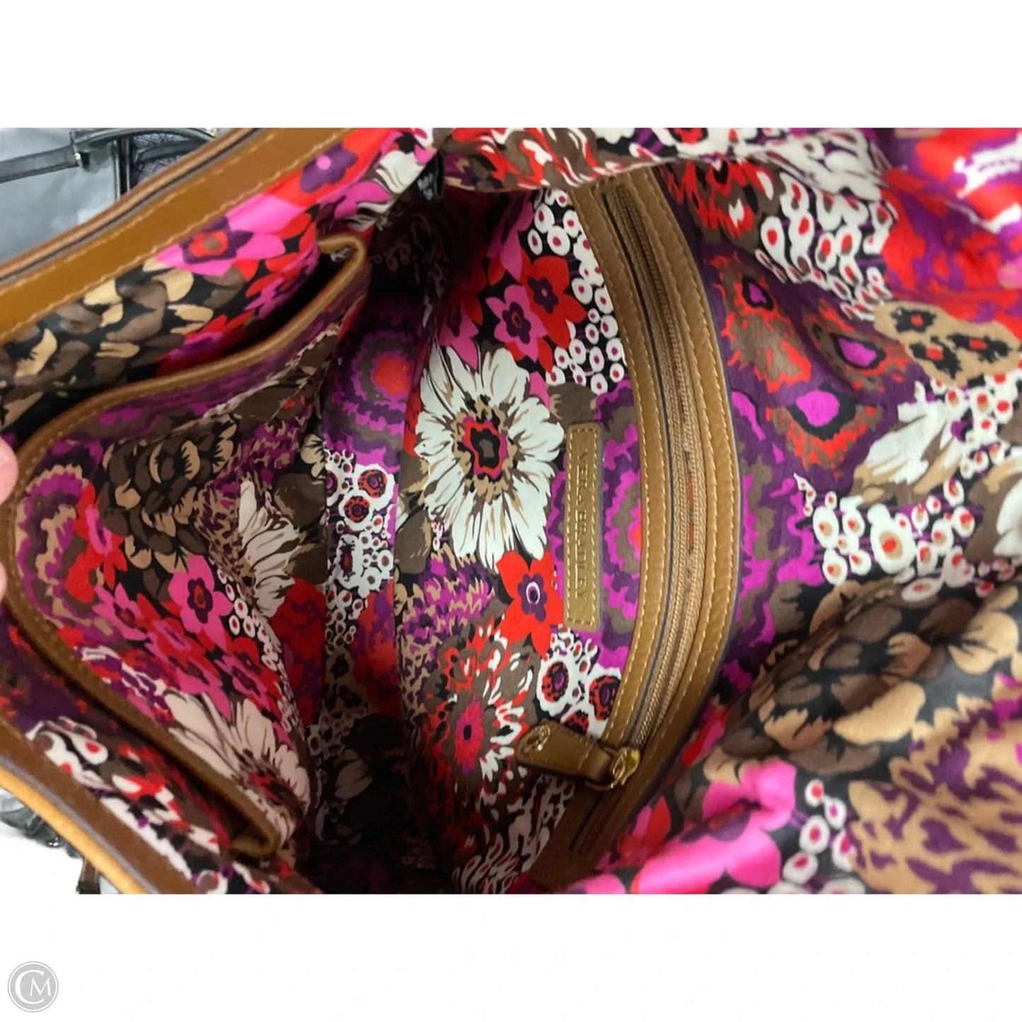 Crossbody Leather By Vera Bradley, Size: Medium