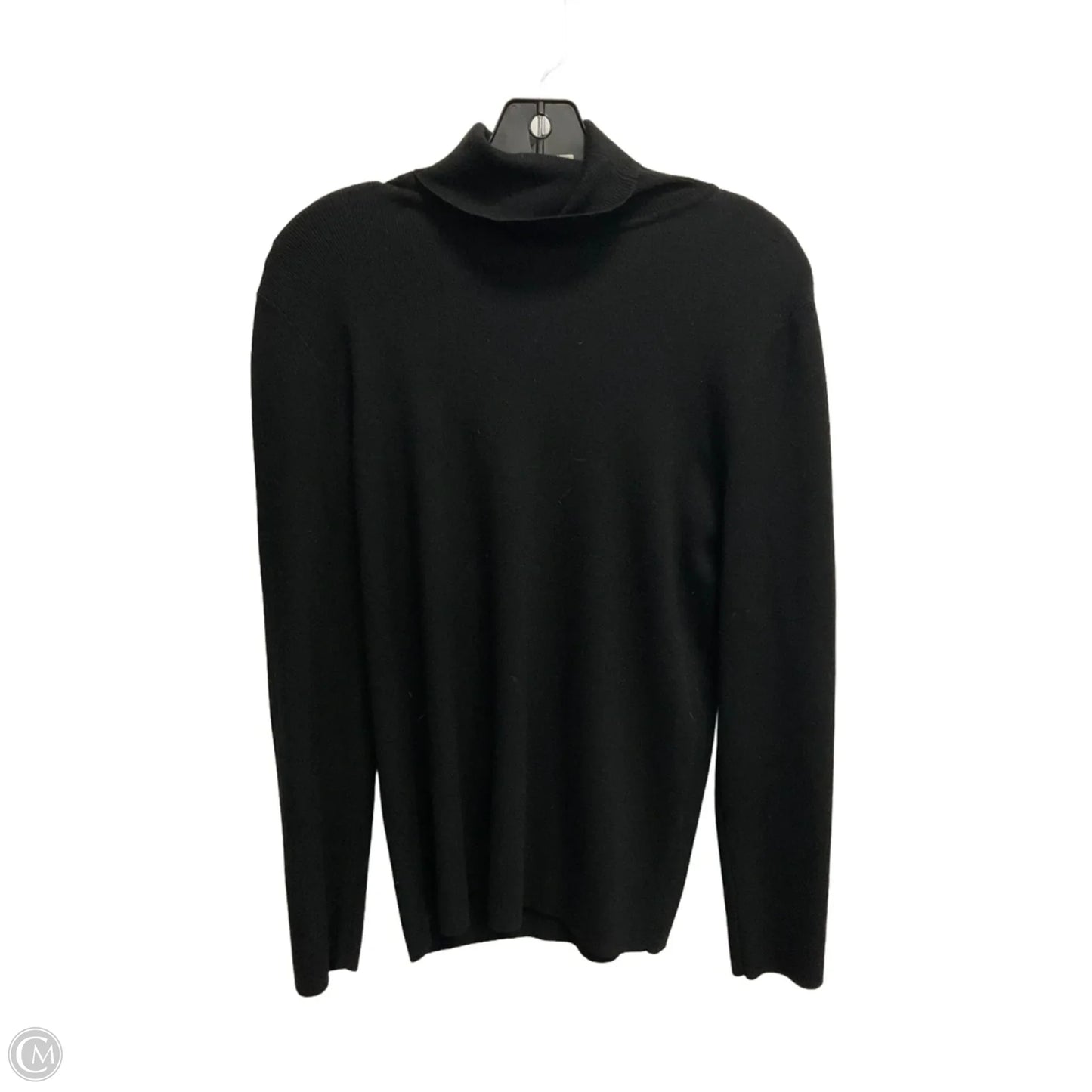 Sweater By Chicos In Black, Size: L